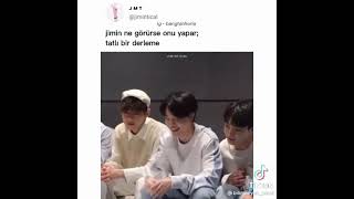 Jimin Ne Görürse Onu Yapar Tatlı Bir Derleme