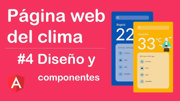 Componentes y terminamos el diseño | Aplicación web del clima con Angular #4