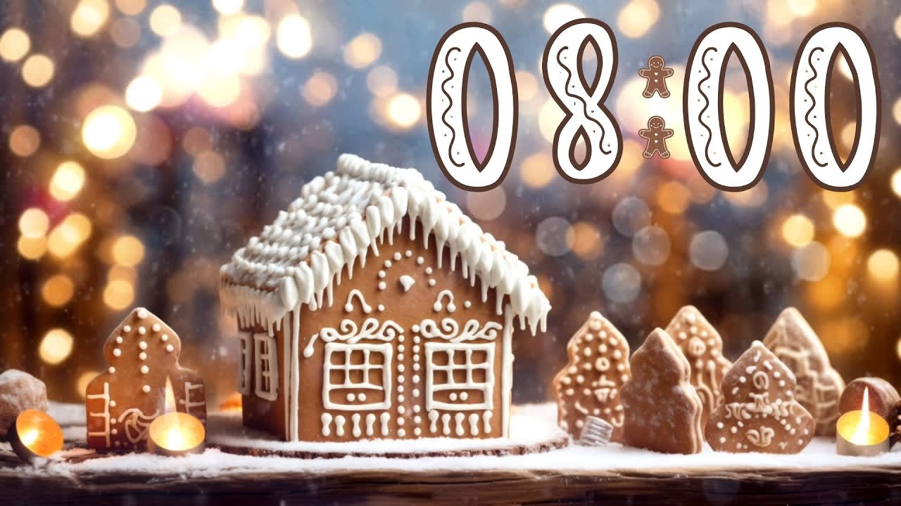 8 Minute Gingerbread House Timer YouTube