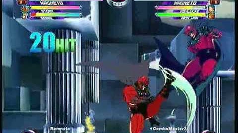 MvC2 Online (360): Brett (MSSpiral) vs Combomaster7 (Mag/Psy/IM) 9 .:4.16.10:.