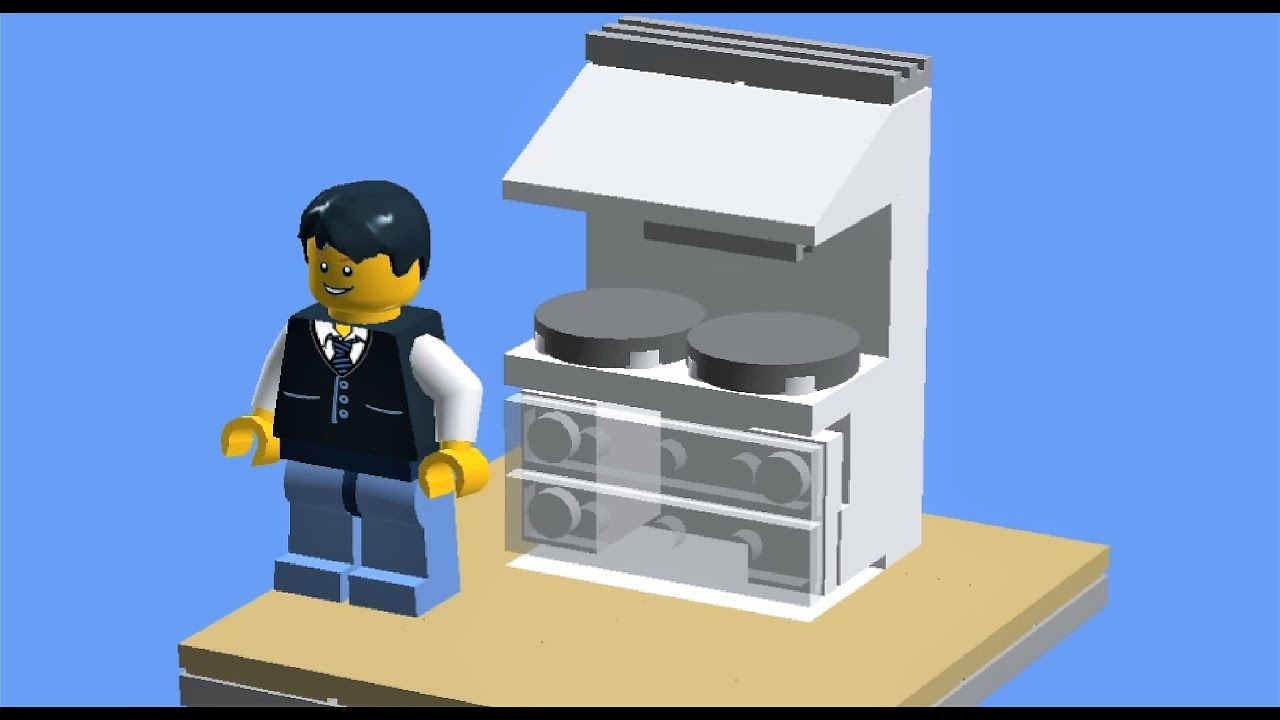 - Lego (model 2) - How to build a oven -