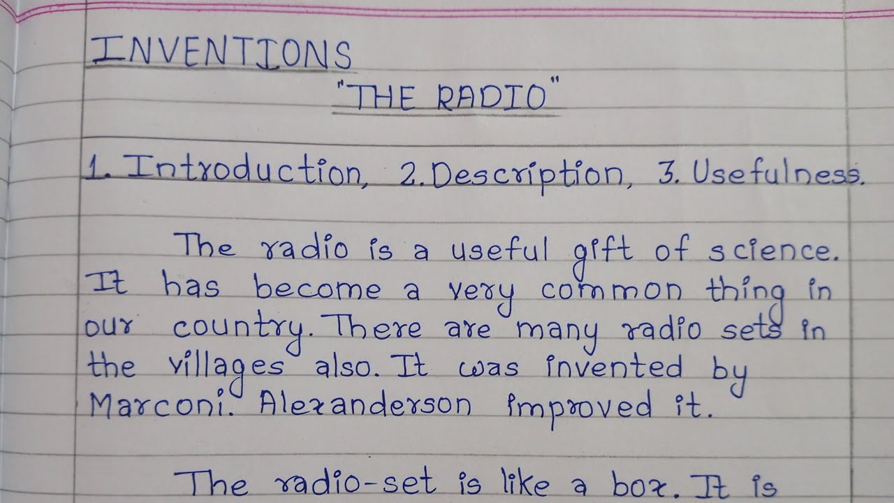 an essay about history of radio