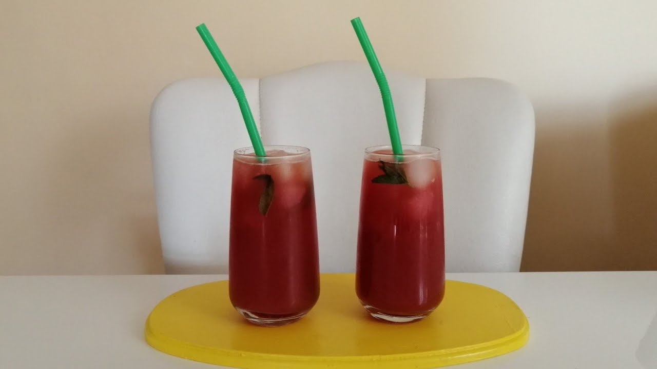 KARPUZLU SOĞUK ÇAY TARİFİ🍉 EVDE SOĞUK ÇAY YAPILIŞI / SERİNLETEN TARİFLER