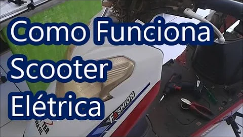 Como funciona o scooter elétrico?