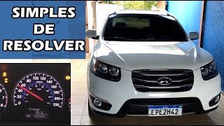 Santa Fe: Luzes do ABS, ESP e 4x4 acesas?