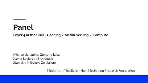 Layer 4 In The CDN / Caching / Media Serving / Compute