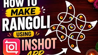 How to make rangoli using inshot app #kolam#rangoli screenshot 2