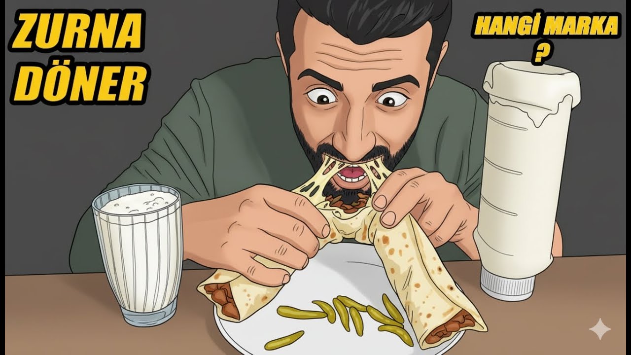 HANGİ MARKA DÖNER ? FAVORİ MAYONEZLİ DÖNER #asmr #mukbang