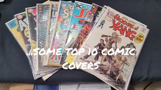 Some top 10 comic book covers