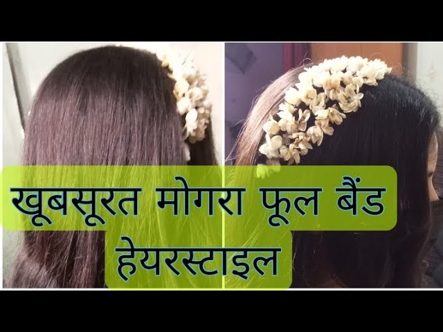 VinshBond Hair Gajra, Hair Mogra Gajra Full Juda Bun Hair Flower Gajra  Combo for Wedding and Parties ,Multicolour Pack Of 02