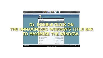 How to Use Aero Snap to Maximize and Restore Down a Window in Windows 7