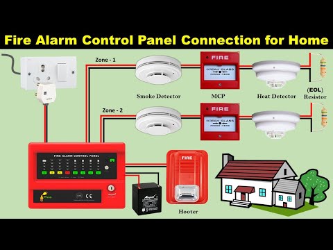 आपके घर में Fire alarm system का Connection करना सीखें  