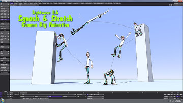 Lightwave 11.6 - Genoma Stretch Rig Example Animation