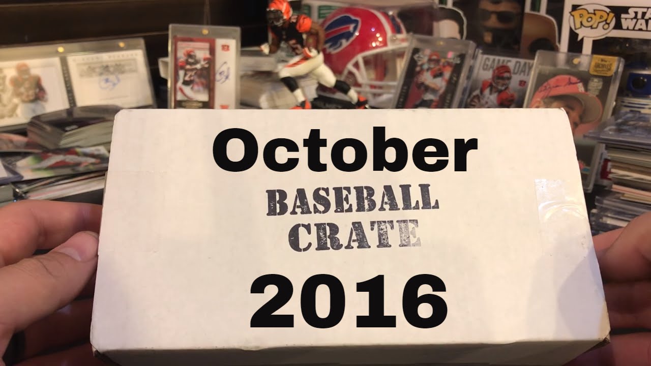 October Baseball Card Crate It's A Double! YouTube