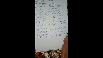 Differential Gemotray ( DG).#To Prove  dt/ds= Kn^ .or# For tangent dt/ds= Kn^.