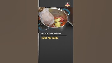 Cá nục kho cà chua| Cùng Cháu Vào Bếp