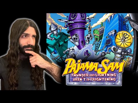 Pajama Sam 2: Thunder And Lightning Aren't So Frightening (Full Playthrough)