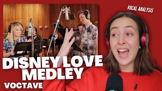 DISNEY LOVE MEDLEY (feat. Kirstin Maldonado & Jeremy Michael) VOCTAVE|Vocal Coach Reacts(& Analysis)