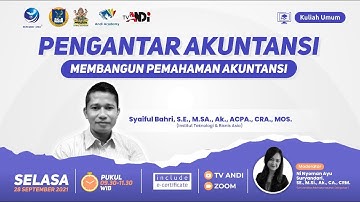 Kuliah Umum Andi Academy : Pengantar Akuntansi - Membangun Pemahaman Akuntansi