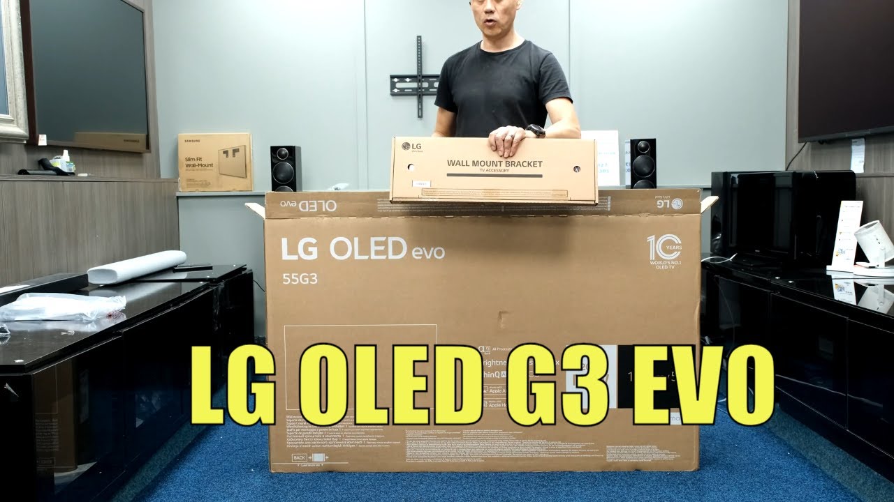 LG OLED G3 65 Unboxing, Installation, Setup, and Demos! All New G Series  for 2023! 