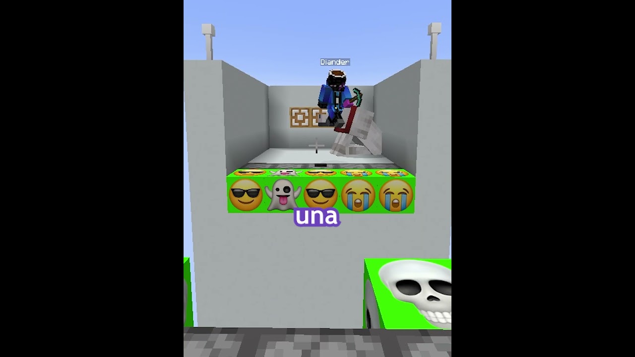 COMPLETA el EMOJI en MINECRAFT ⚠️​💀​☠️  #español #minecraft