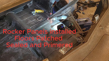 Welding in New Rocker Panels and Repairing the Floor on my 1946 For Coupe Drag and drive car.