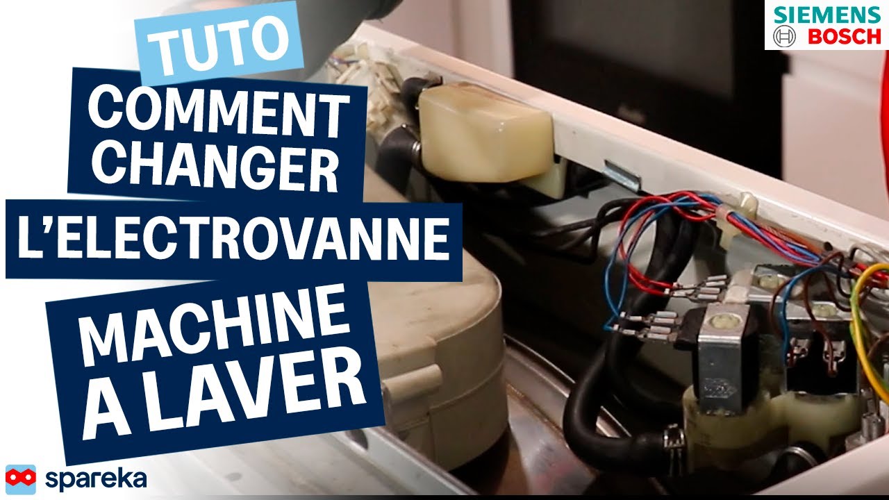 Comment changer l'électrovanne d'une machine a laver BOSCH ou SIEMENS — free download