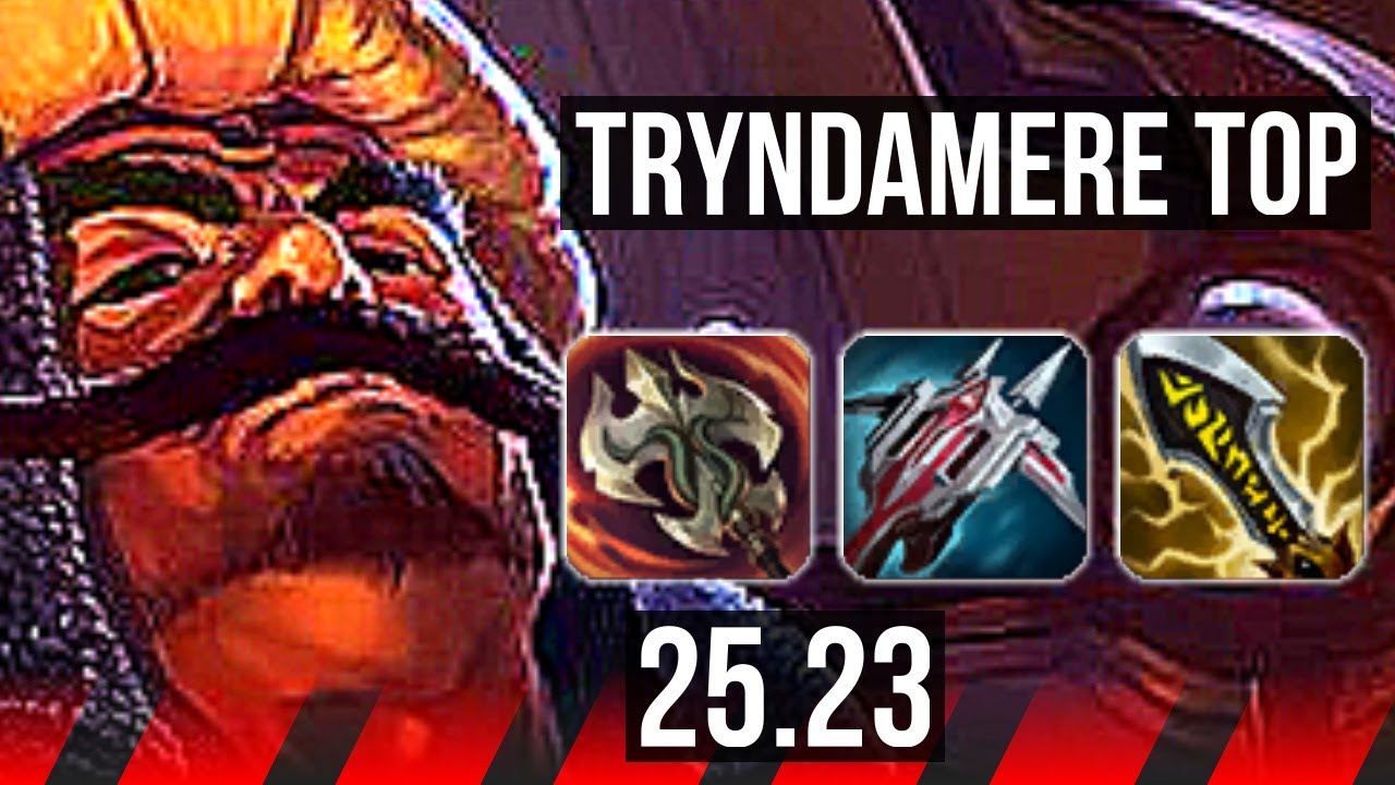 TRYNDAMERE vs DARIUS (TOP) | 11/2/8 | EUW Master | 25.23