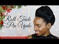 Natural Hairstyles | Pompadour Updo |  Day 16 of 25 Days of Protective Styles