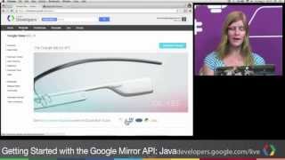 Getting started with the Google Mirror API: Java