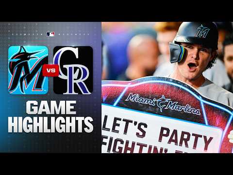 Marlins vs. Rockies game highlights (6/29/26) | MLB highlights