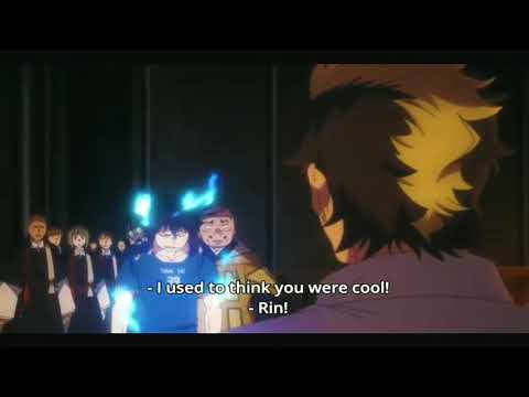 Rin show his Demon power in front of exorcist | Ban Temple scene || Ao No Exorcist season 2 [AMV]