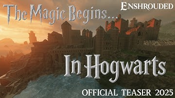 ✨Hogwarts in Enshrouded | Official Project Teaser | Cinematic Trailer | Mega Build✨