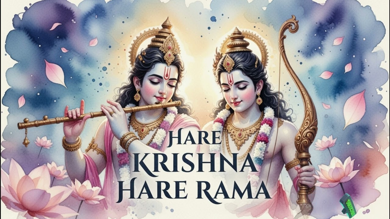 Hare Rama Hare Krishna - Powerful Maha Mantra for Peace & Meditation  | Divineaadhya