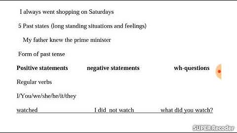 Simple Past tense, Transactions Essential English Skills, First Semester Common Course, A01, BA, BSC
