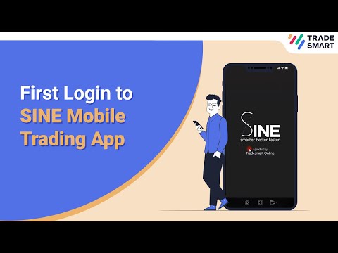 SINE Mobile Trading App - How to login and Create Password (Hindi) | TradeSmart