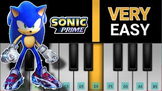 Sonic Prime Theme Song Easy Piano Tutorial + Notes screenshot 3