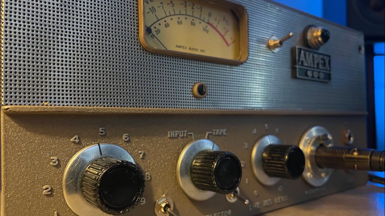 Ampex 600 Preamps - Electric & Company Rebuild - YouTube