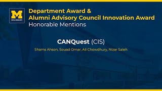 UM-Dearborn | CECS | Senior Design Day 2025 | CANQuest