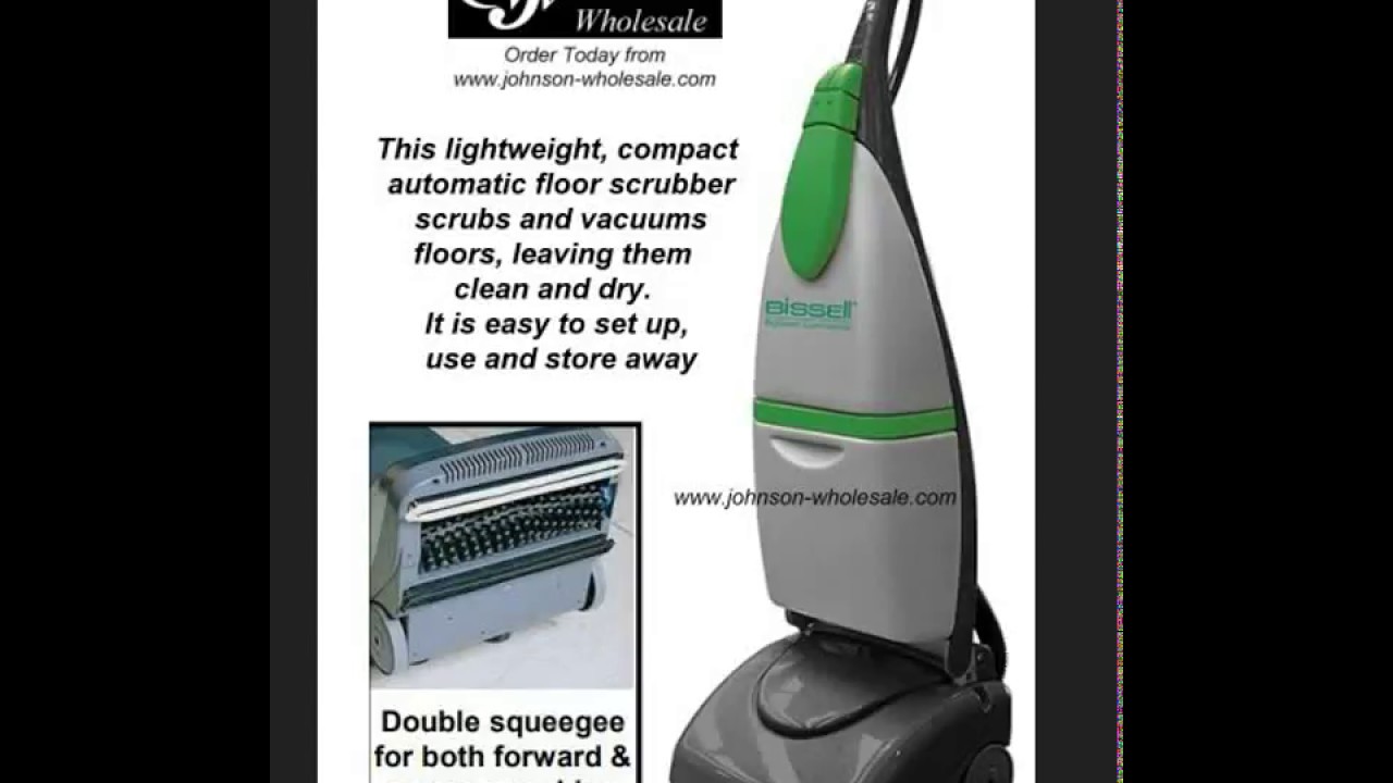 Bissell BGUS1000 FLOOR SCRUBBER UPRIGHT YouTube