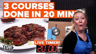 20Minute Meals Challenge: Steakhouse Dinner • Tasty