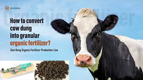 How to convert cow dung into granular organic fertilizer?