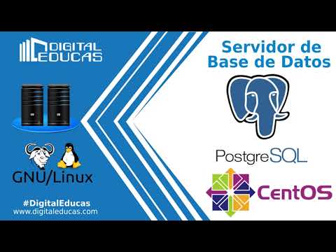 Instalación del servidor de base de datos Postgresql en Centos 7