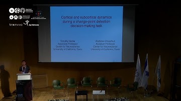 Cortical and subcortical dynamics during a change-point detection decision-making task - Tim Hanks