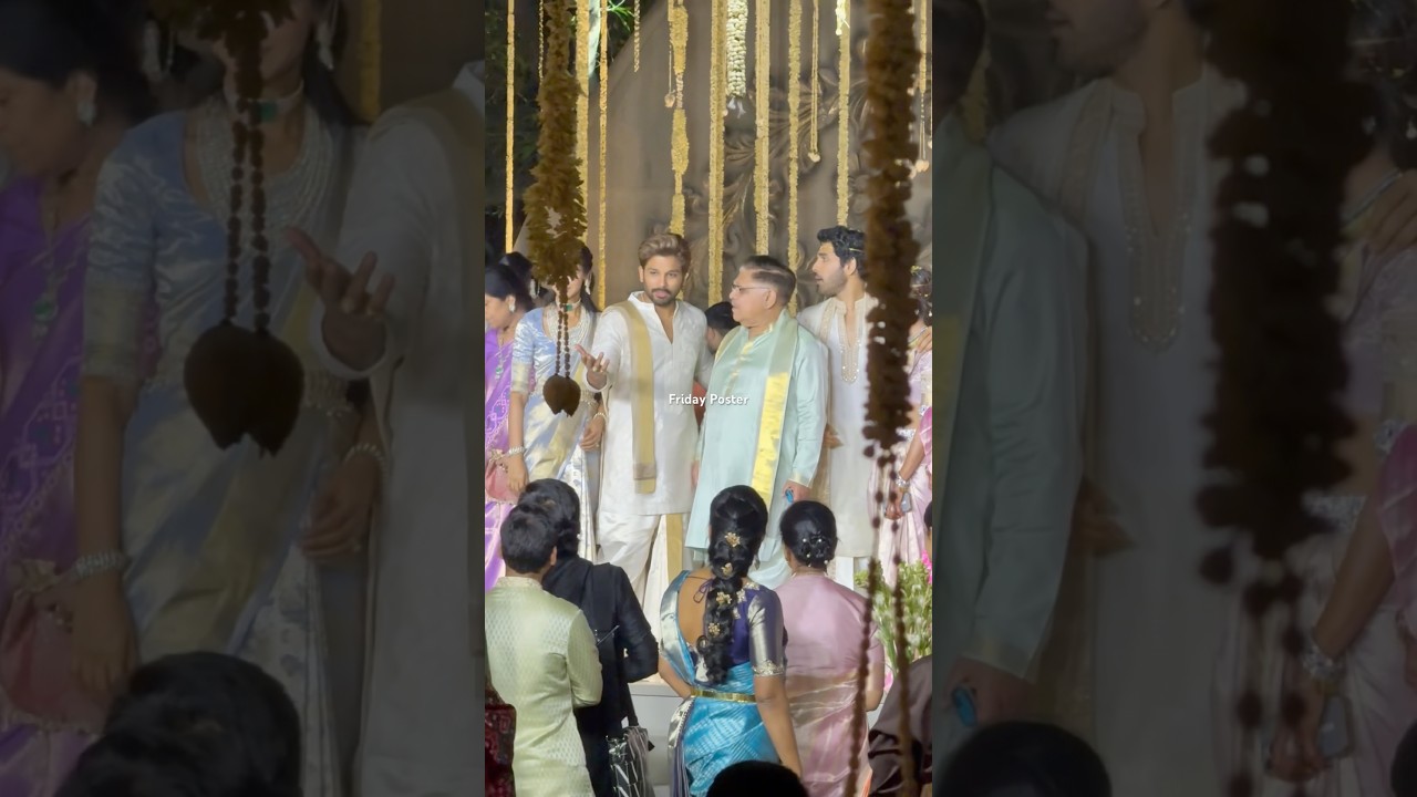 Allu Arjun With Father Bonding❤️|#alluarjun #alluaravind #fridayposter #allusirishmarriage