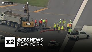 Damaged runway at LaGuardia Airport reopens after repairs, inspections