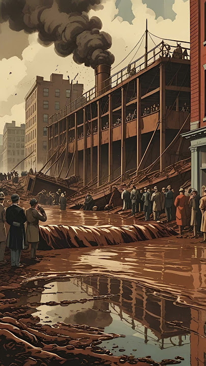 Boston molasses disaster 1919 #WeirdHistory#StrangeButTrue#HistoryFacts#BizarreHistory#OddHistory