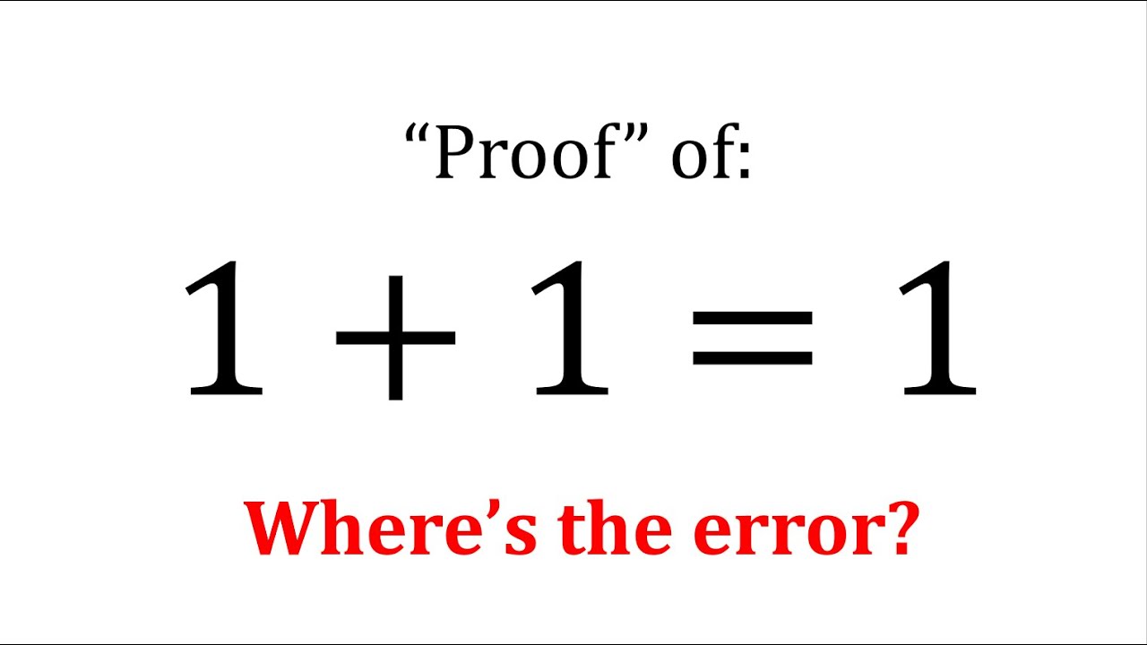 1 + 1 = 1 Explained - YouTube