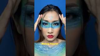 Water element inspired makeup. ib- @TeresaSmalley