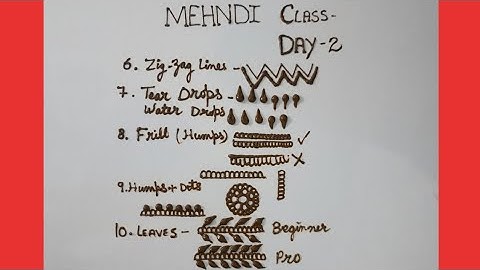 Mehndi Class-2 /how to learn Mehndi for beginners/circle practice/how to learn henna/mehndi class